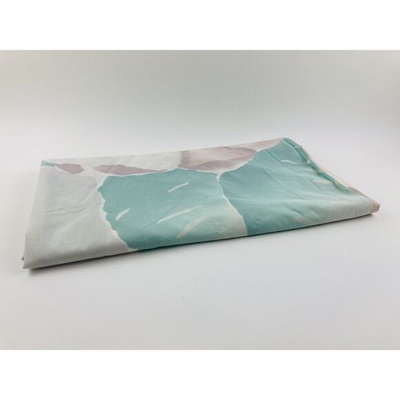 VINTAGE Rare Double FLORAL ALL OVER FLAT SHEET Purple Mod Big Flower wamsutta Gr - Picture 13 of 13